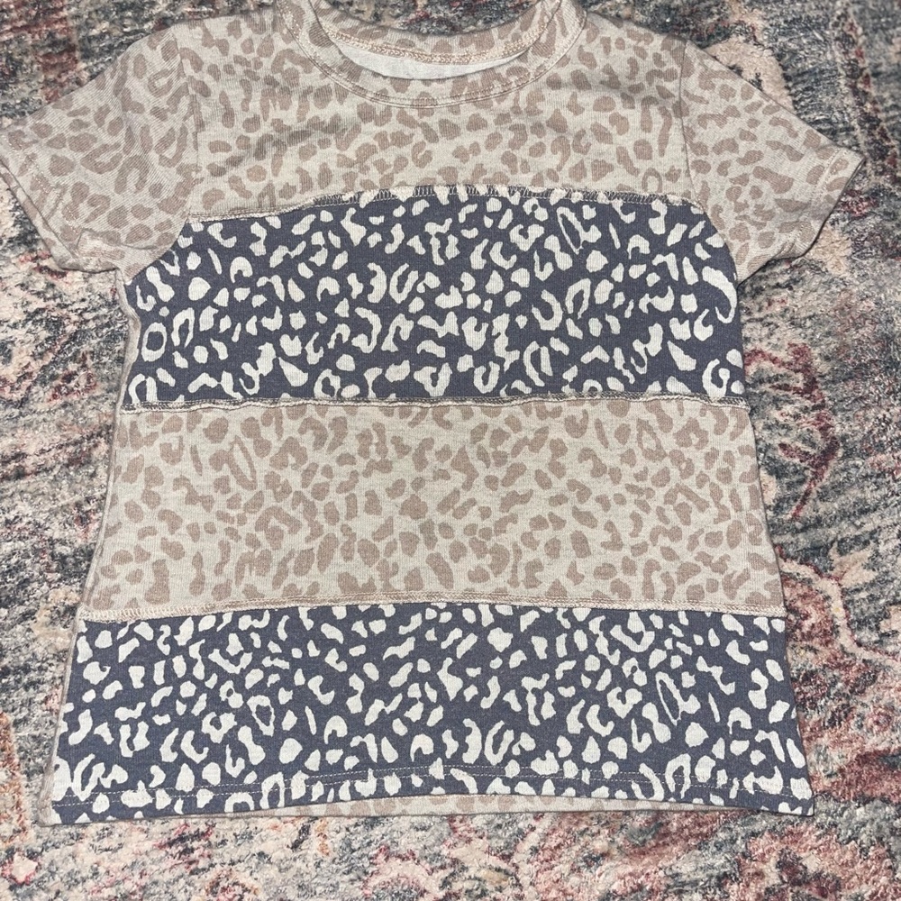 Leopard Print Kids T-Shirt